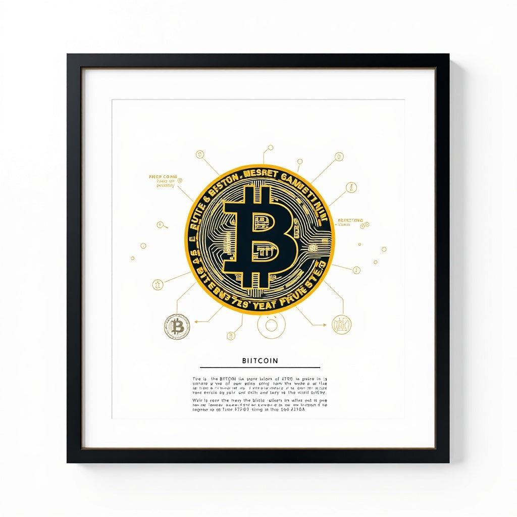 Bitcoin Whiteposter Infografik