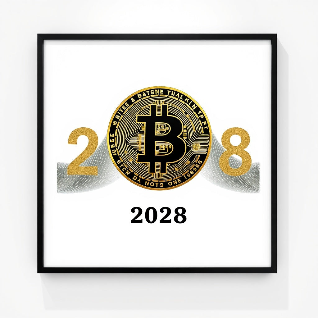 Bitcoin Halving 2028 Poster