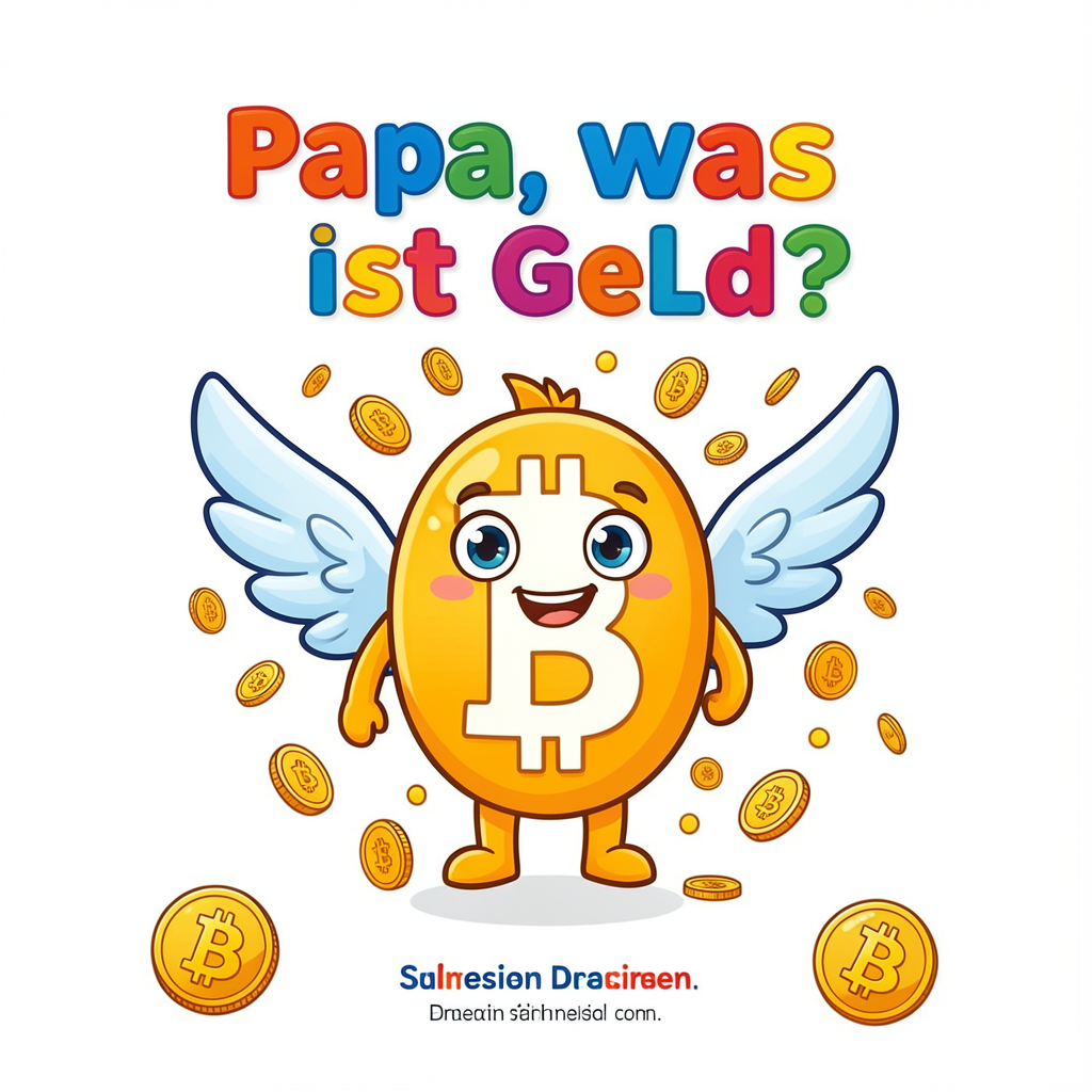 Kinder-Bitcoin-Buch: Papa, was ist Geld?