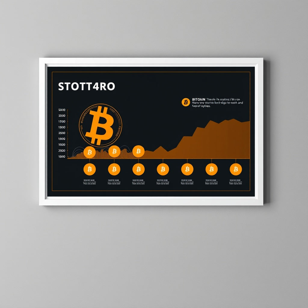 Bitcoin Wall Art - Halving Poster